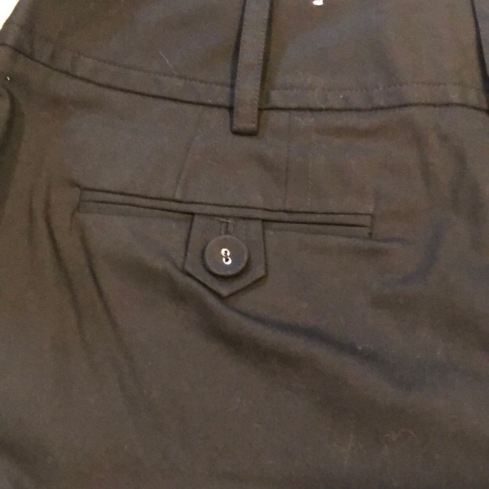 LOFT ANN TAYLOR ANN BERMUDA SHORTS BLACK SIZE 6 - Picture 6 of 13